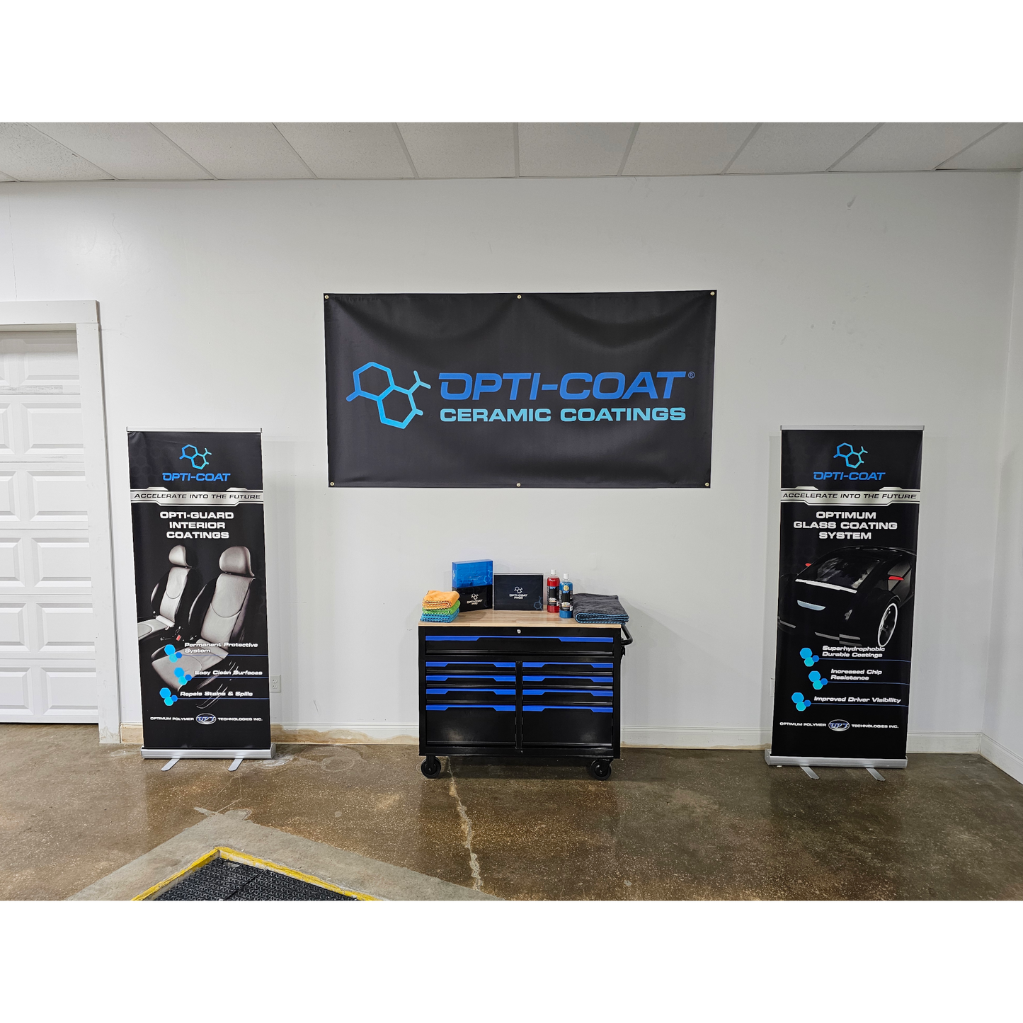 Opti-Coat Pro Ceramic Coatings Wall Banner