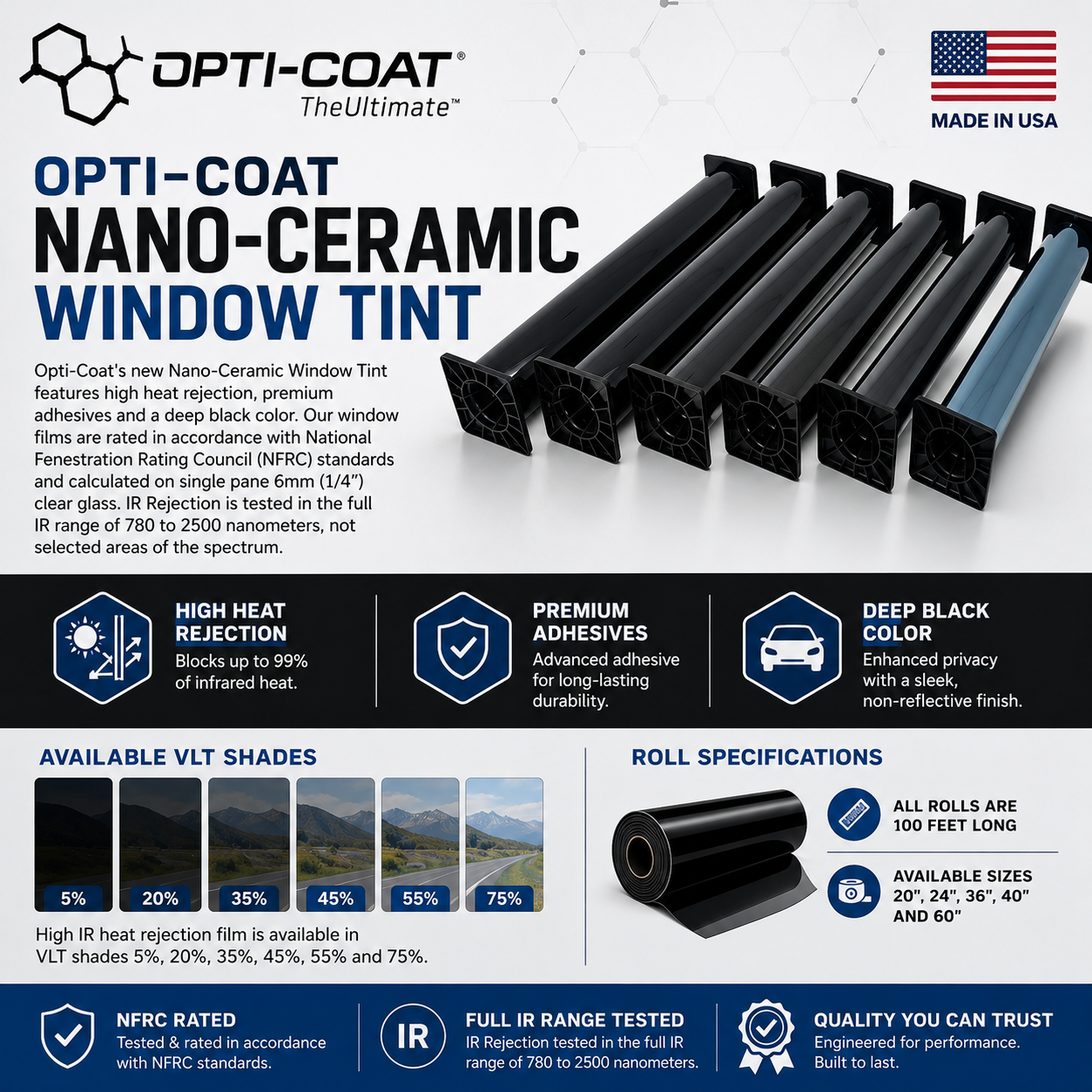 Opti-Coat Nano-Ceramic Window Tint
