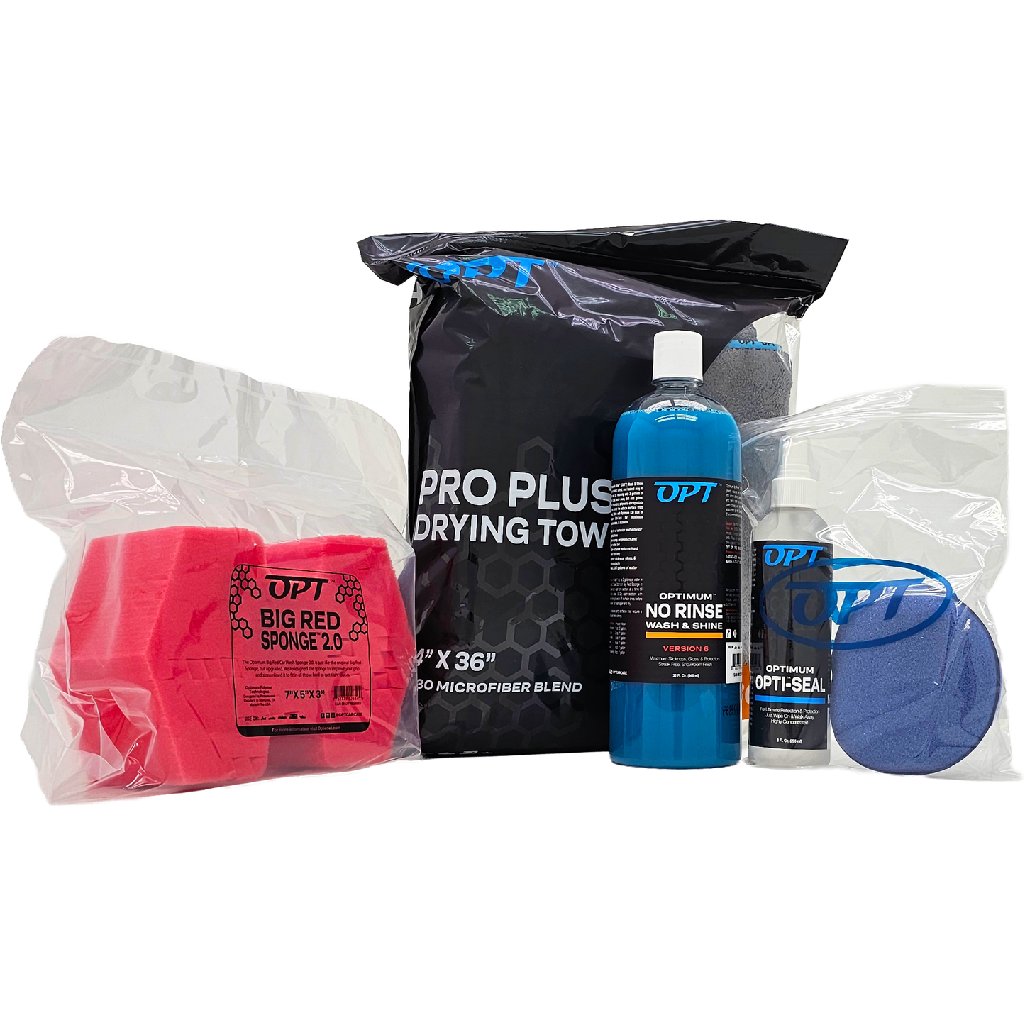 ONR Rinseless Wash and Seal Kit with ONR V6, BRS 2.0, Opti-Seal, Drying Towel