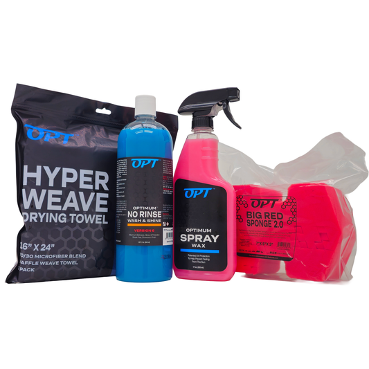 ONR Rinseless Wash and Wax Kit with ONR V6, BRS 2.0, Car Wax, Drying Towel