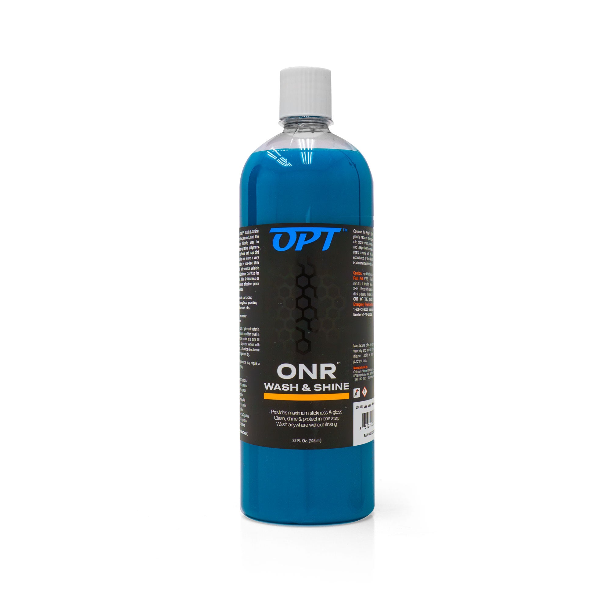 Optimum No Rinse Wash & Shine Version 6 Rinseless Car Wash (ONR) – Opti ...