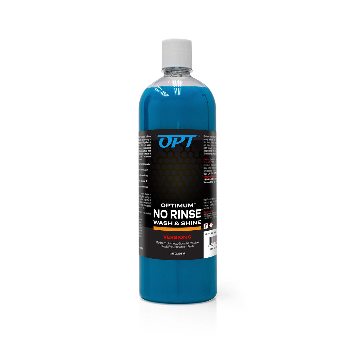 Opta Rinse Optimum No Rinse Wash & Shine Version 6 Rinseless Car Wash 32 oz. & IK ...