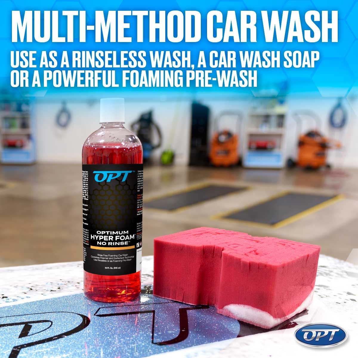 Optimum No Rinse Hyper Foam Rinseless Car Wash – Opti-Coat