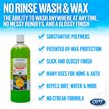 Optimum No Rinse Wash & Wax Rinseless Car Wash