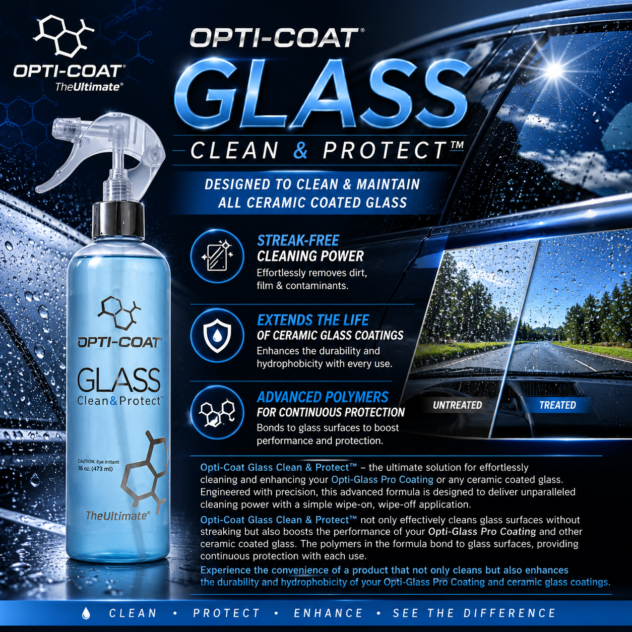 Opti-Coat Opti-Glass Ceramic Clean & Protect™