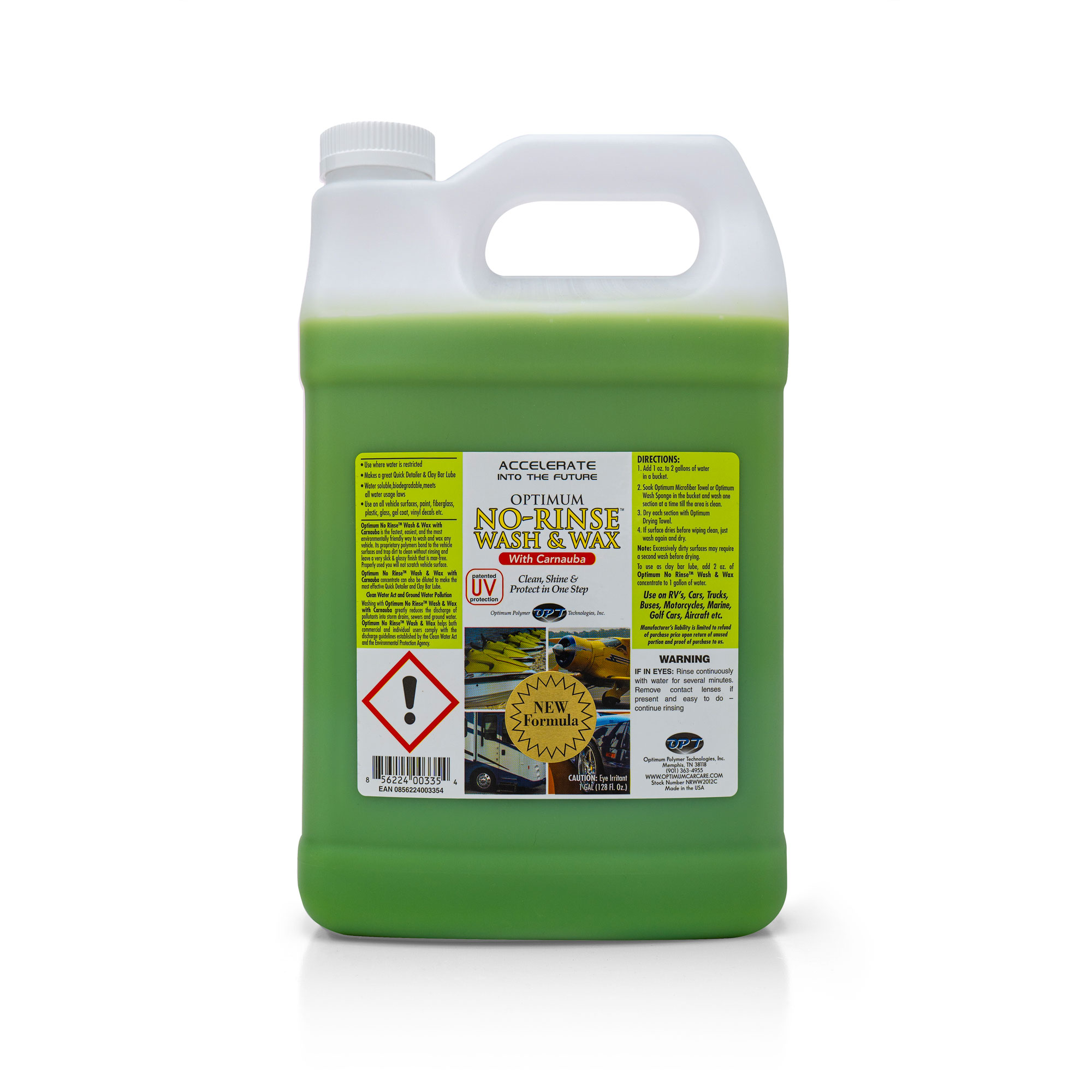 No-Rinse Wash & Wax (Green ONR) - Case