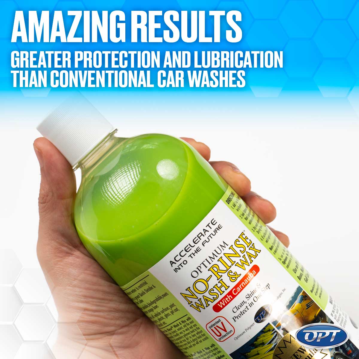 Optimum No Rinse Wash & Shine 32oz (NEW FORMULA) - REFLECTIONS CAR CARE